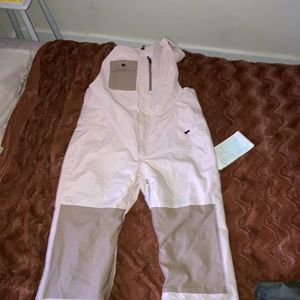 Worn twice , beautiful Women ski bibs